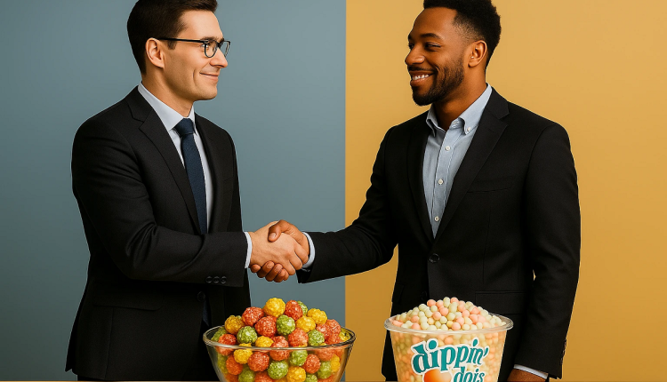 همکاری برندهای غذایی بررسی همکاری برند Dippin’ Dots با تولیدکننده پاپ‌کورن در سال ۲۰۲۵؛ نماد نوآوری و هم‌افزایی برندهای غذایی در بازار جهانی
